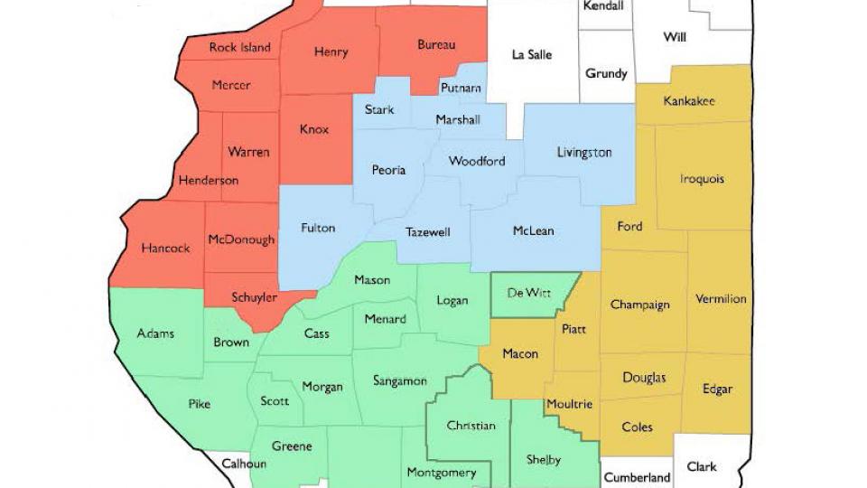 District Map Central District of Illinois District Map Central District of Illinois